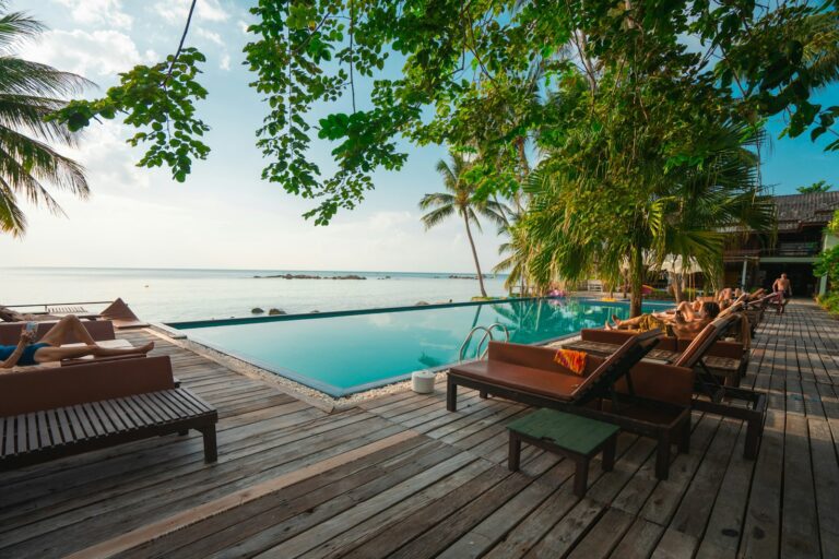 Maldives Winter Language Camp - resort pool