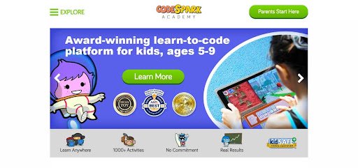 Coding for Kids Platform Codespark Academy