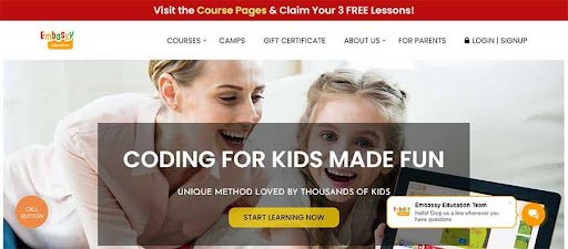 embassy.education website