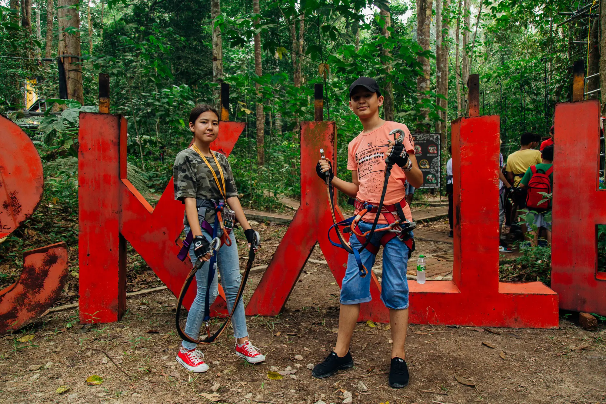 Holiday camp in malasia-travel and english pic