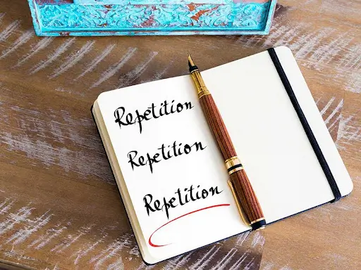 repeat to study effectively