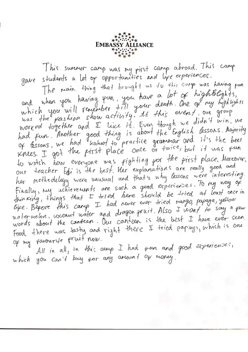 Holiday camp in Singapore reviews