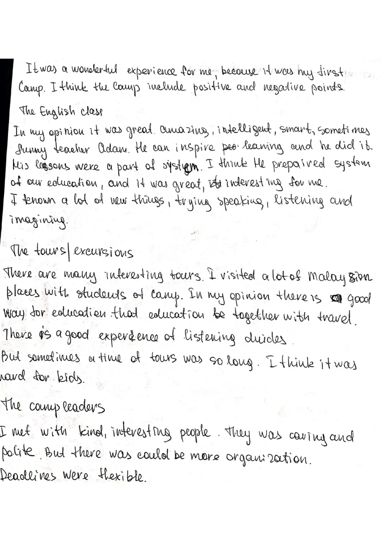 Family camp in Malaysia reviews