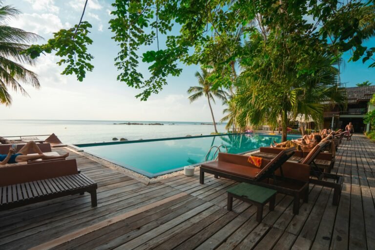 Maldives Winter Language Camp - resort pool