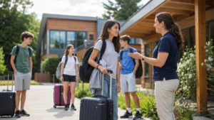 first day of summer camp arrival