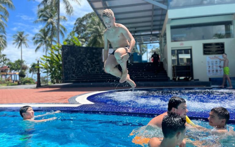 Holiday camp in malaysia-swimming pool-University Camp in Malaysia-Family Camp in Malaysia